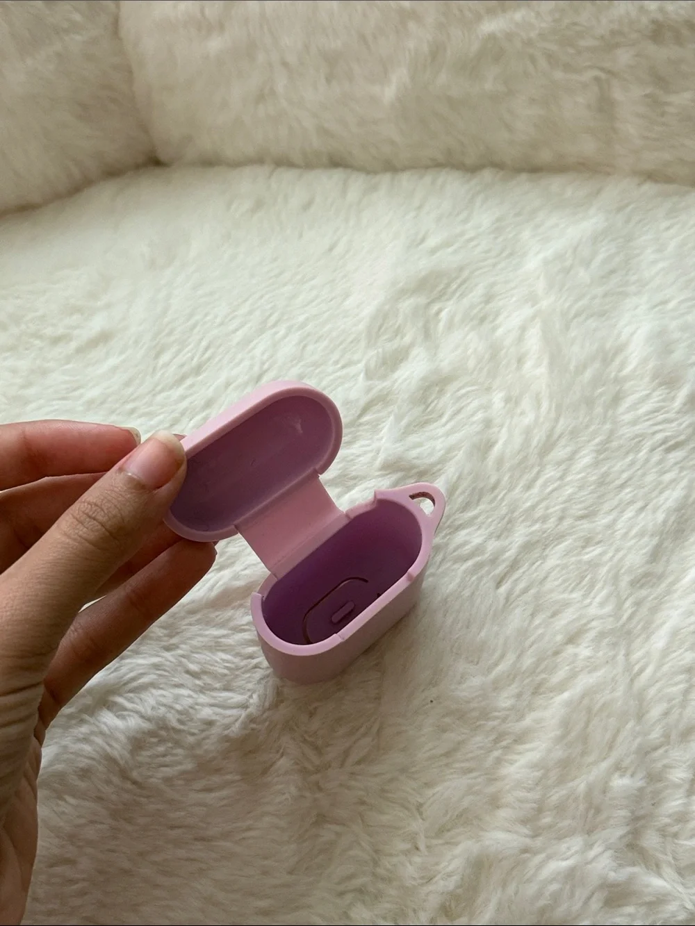 Lavender air pods case lilac purple pastel